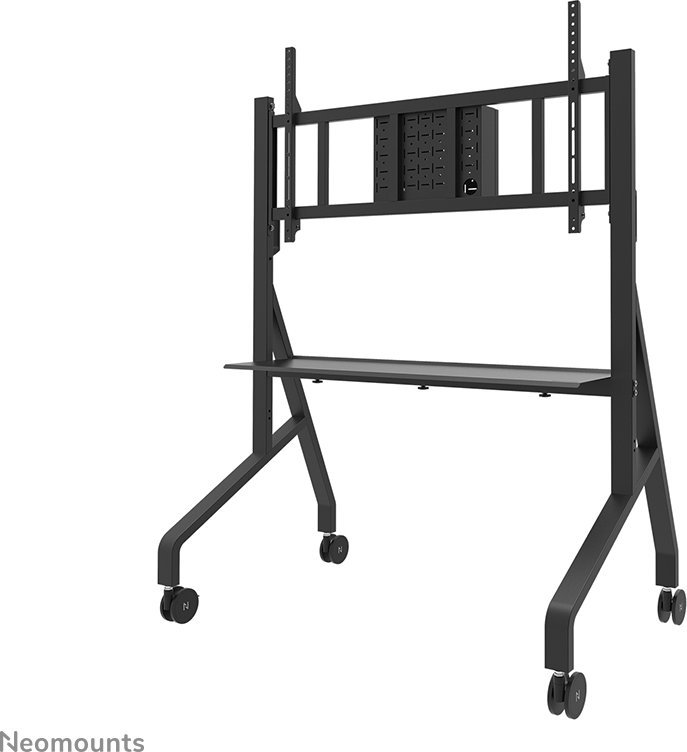 Мобилна ТВ количка Neomounts FL50-575BL1 MOVE Go XL, 65-110\", со тркала, црна
