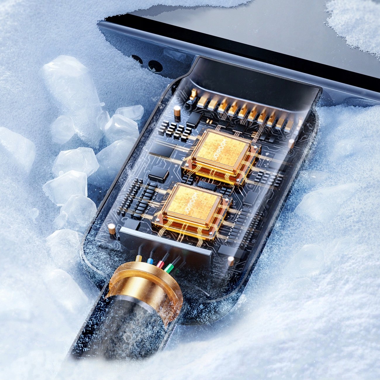 Kabëll karikues Joyroom Multi Color Series A14, USB C në Lightning, 20W, 1.2m, i zi