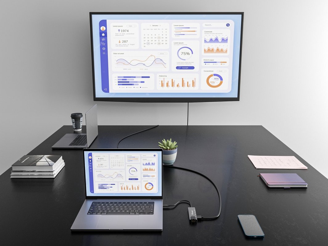Adaptor USB C Equip 133489 5 në 1, HDMI, Gigabit LAN, 100W USB PD, gri