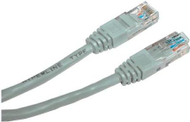 Kabllo rrjeti Logo Patchcord UTP Cat5e, RJ45, 3m, crossover, gri