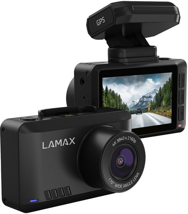 [OUTLET] Kamerë për makinë LAMAX T10, 4K, GPS, e zezë