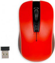 Maus iBOX LORIINI, wireless, USB, i zi dhe i kuq