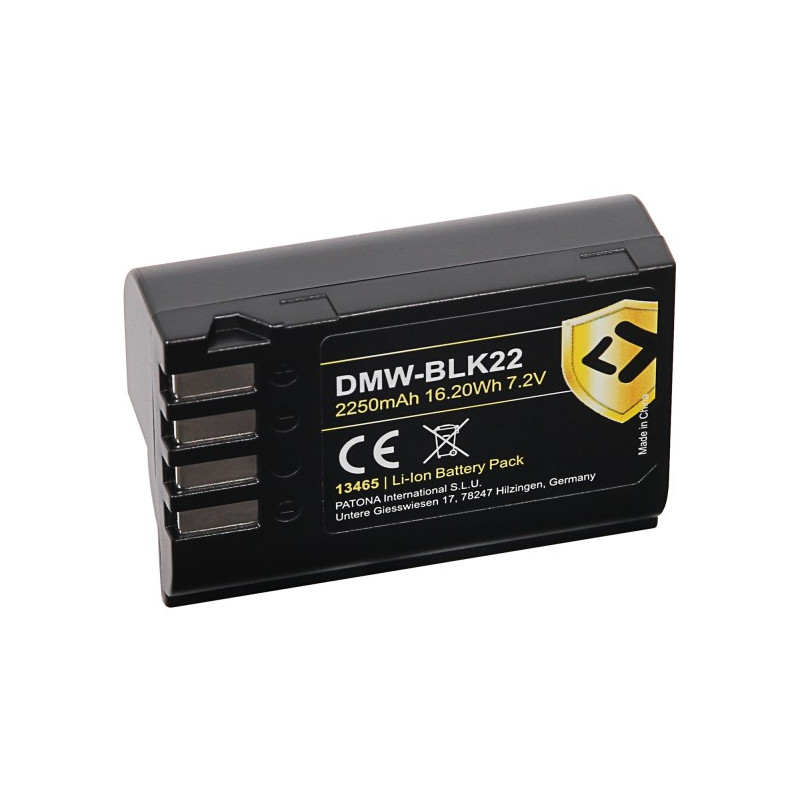 PATONA PROTECT Battery f. Panasonic DMW-BLK22