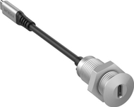 Kabllo USB Vivolink PROUSBCMF0.3SOCKET, USB 3.2 Gen 2, 0.3m, e zezë