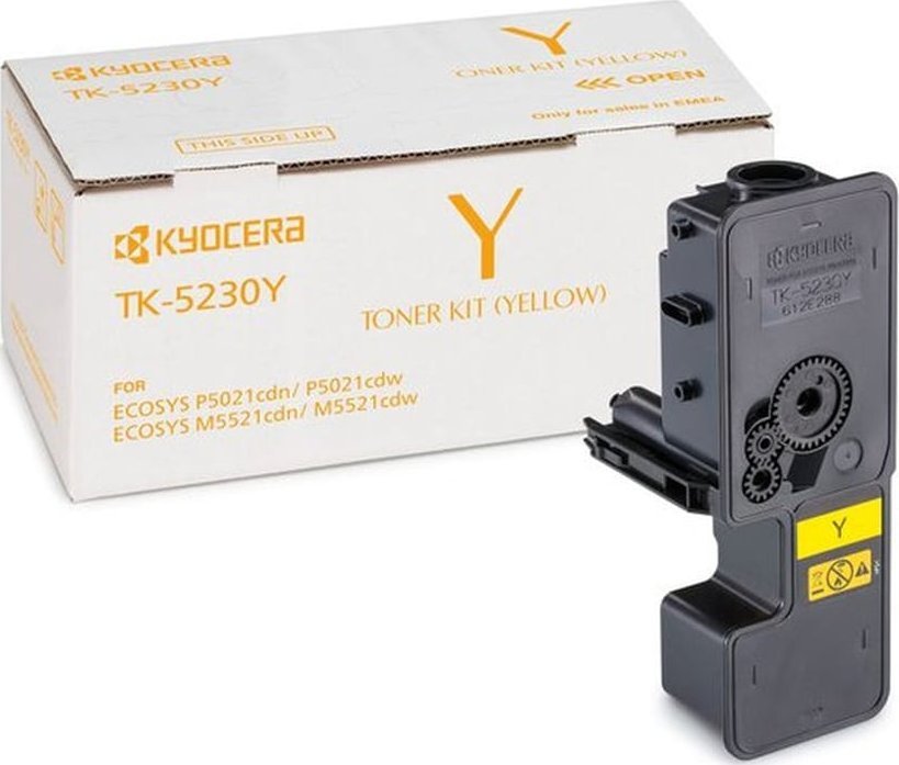 Toner KYOCERA TK-5230, origjinal, Yellow, i verdhë
