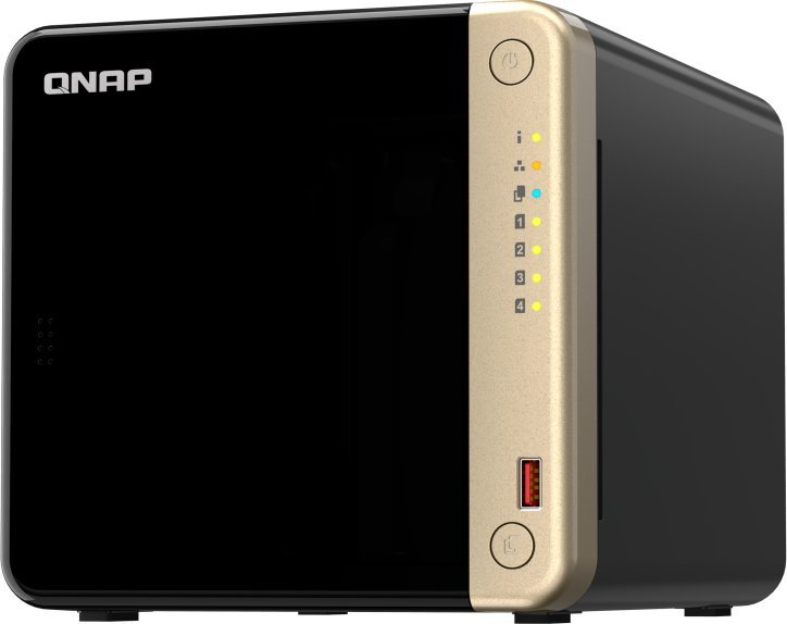 Server NAS QNAP TS-464-8G, 4 slote, 2.5GbE, i zi