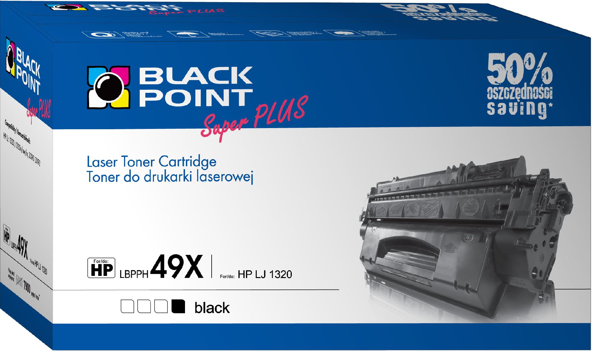 Тонер Black Point LBPPH49X, црн