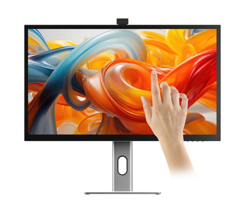 Monitor Alogic Clarity Pro Touch 27", UHD 4K, ekran me prekje, i zi