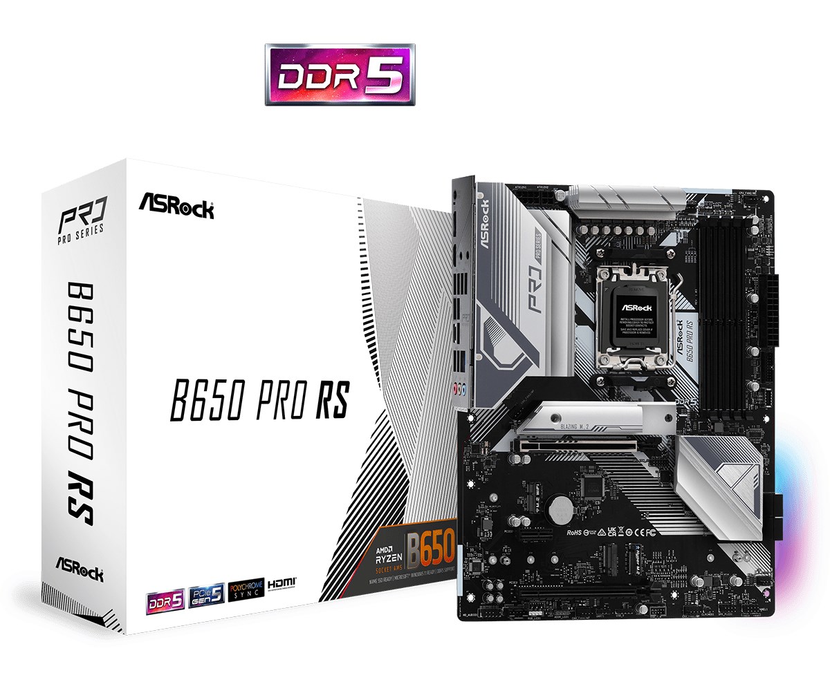 Pllakë amë Asrock B650 Pro RS AMD B650 Socket AM5 ATX
