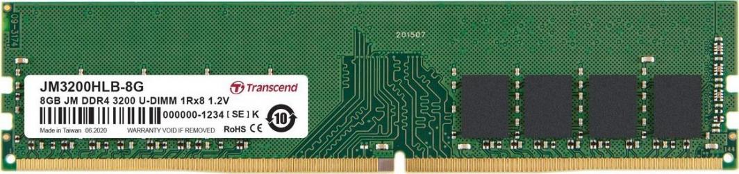 Memorie Transcend JetRam, DDR4, 8 GB, 3200 MHz, CL22, JM3200HLB-8G