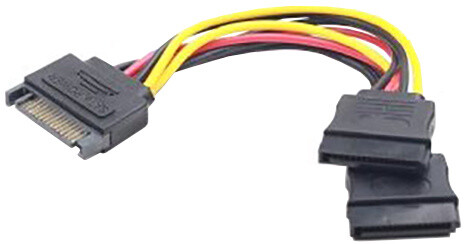 Gembird CABLEXPERT SATA кабел во 2x SATA, 15 см