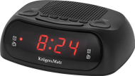 Radio orë Kruger&amp;Matz KM 824, 20 stacione, dy alarme, e zezë