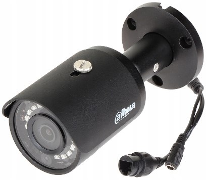 Kamerë IP Dahua IPC-HFW1431S-0280B-S4, 4MP, 2.8 mm, e zezë