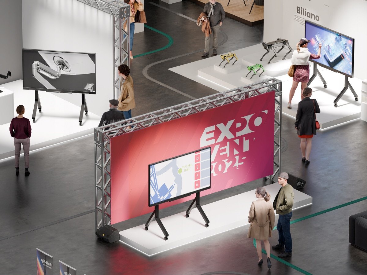 Stendë TV mobile Onkron TS2081-B, 70-110", 120kg, e zezë