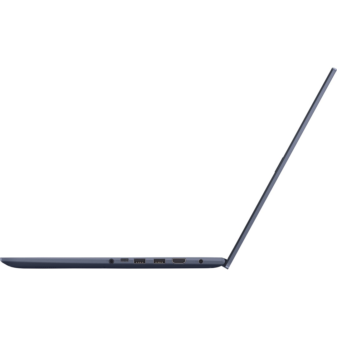 Лаптоп ASUS VivoBook 17, 17.3", Intel i3-1220P, 8 GB RAM, 512 GB SSD, син