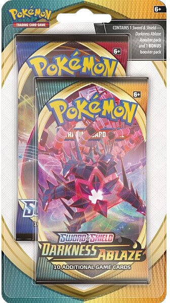 Lojë me karta Pokémon TCG: Sword and Shield Darkness Ablaze (10 karta) + 10 karta falas