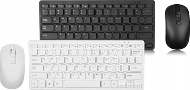 Сет безжична тастатура и компјутерски глушец, USB 2.4GHz, 1200 DPI, црн