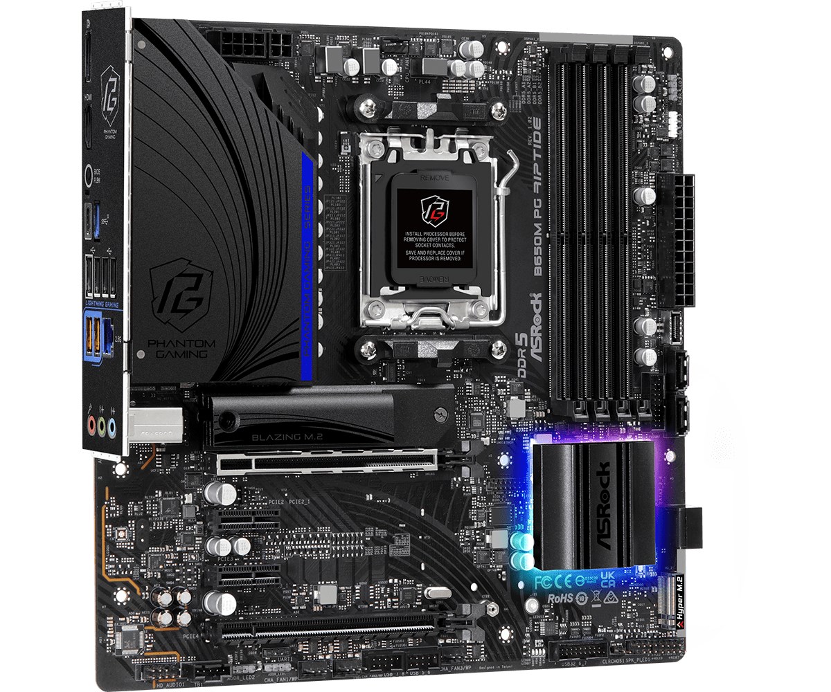 Pllakë amë Asrock B650M PG Riptide AMD B650 Socket AM5 micro ATX