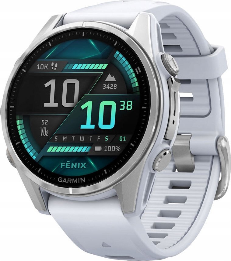Orë sportive Garmin Fenix 8 AMOLED, 43mm, GPS, e zezë