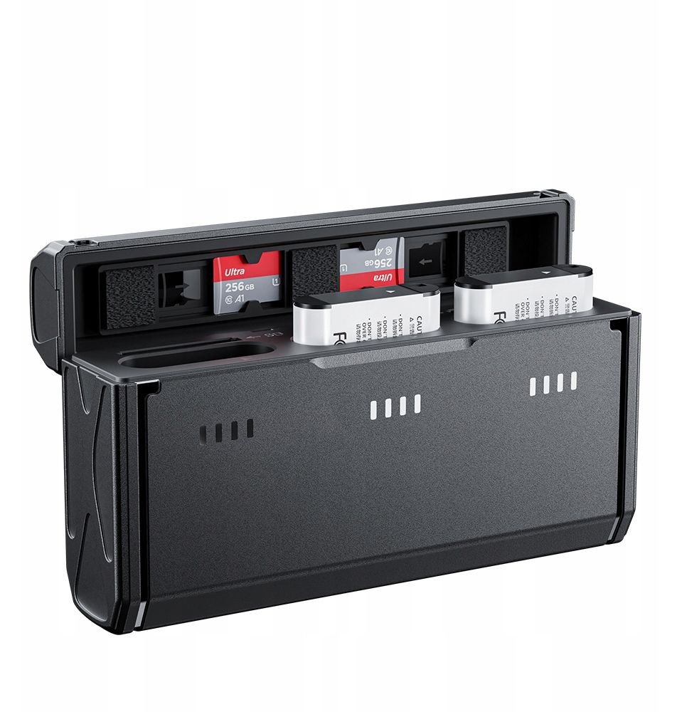 Karikues xhepi për bateri kamerash Telesin Multifunctional Pocket Charger, për Sony NP-BX1, portativ, i zi