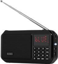 Radio portative Gogen FMP 125 BTB, 3W, Bluetooth, e zezë