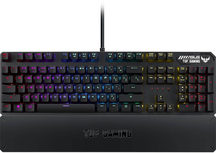 Tastierë ASUS TUF Gaming K3, e zezë