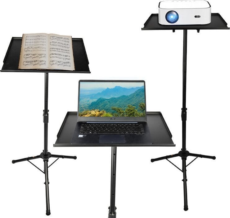 Stativ tripod Stand4me LPS për laptop dhe projektor, i rregullueshëm, 15 kg, i zi