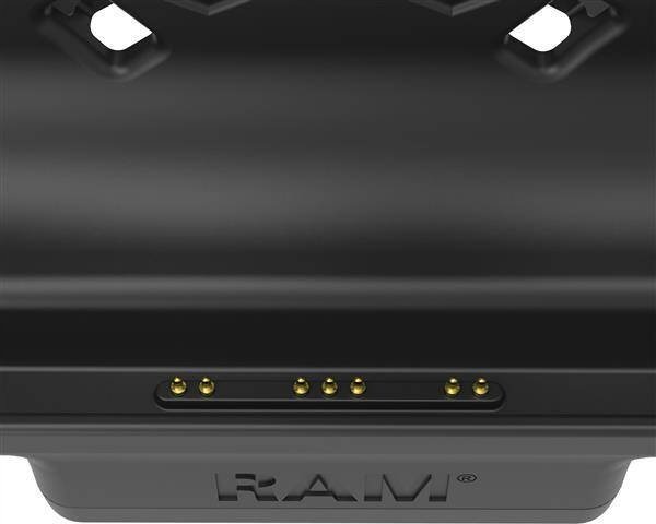Активен држач за таблет RAM Mounts RAM HOL SAM60CPU, за Samsung Tab Active5 Tab Active3 Tab Active2, со полнење GDS pogo, црна