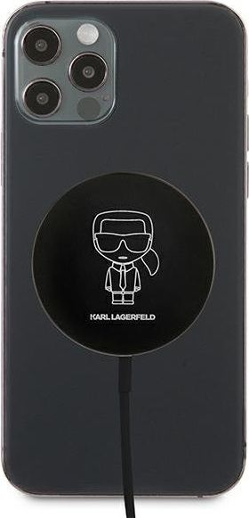 Индуктивен полнач Karl Lagerfeld KLCBMSIKBK KLD511, 15W, USB C, црн