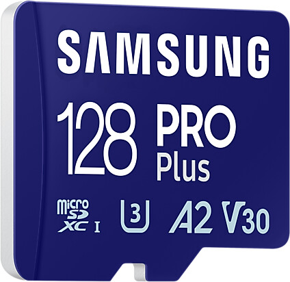 Kartë memorie Samsung PRO Plus UHS-I U3 (Class 10) Micro SDXC 128GB + përshtatës USB