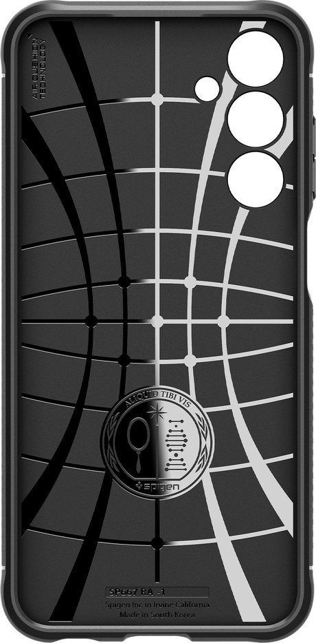 Mbulesë telefoni Spigen Rugged Armor për Samsung Galaxy A25 5G, TPU, rezistente ndaj goditjeve, e zezë