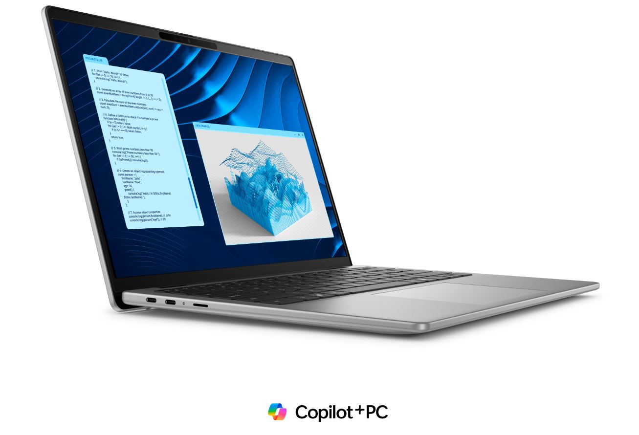 Laptop Dell Latitude 5455, Snapdragon X Plus, 16GB RAM, 512GB SSD, Windows 11, сив