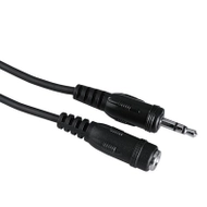 HAMA AUDIO CABLE, 3.5 MM JACK PLUG/SOCKET, STEREO, 2.5M HAMA AUDIO CABLE, 3.5 MM JACK PLUG/SOCKET, STEREO, 2.5M