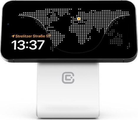 Karikues wireless 2 në 1 Crong Charger, MagSafe për iPhone dhe AirPods, i zi