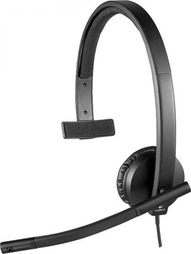 Headset Logitech H570E Mono, me kabllo USB, i zi