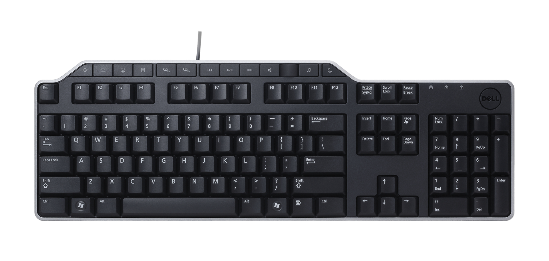 Tastierë universale Dell KB522, USB, e zezë