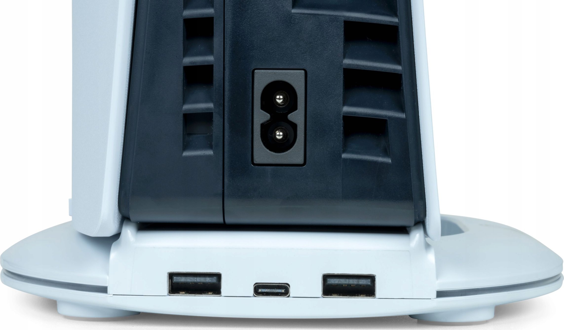 Bazë vertikale BigBen për PS5 Slim, me 4 porta USB, RGB, e bardhë