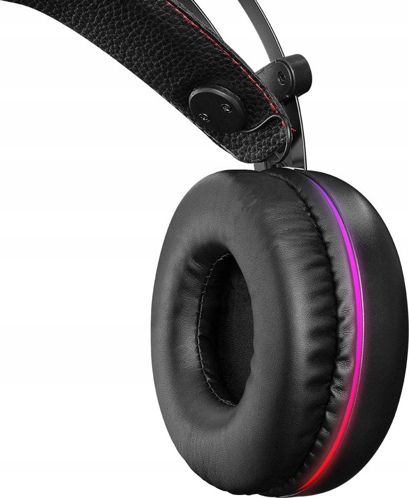 Kufje gaming Rampage STORMY RGB 7.1, me mikrofon, USB, të zeza