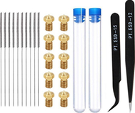 Сет за одржување на млазница за 3D печатач Oem E3D, 0.4 mm, металик