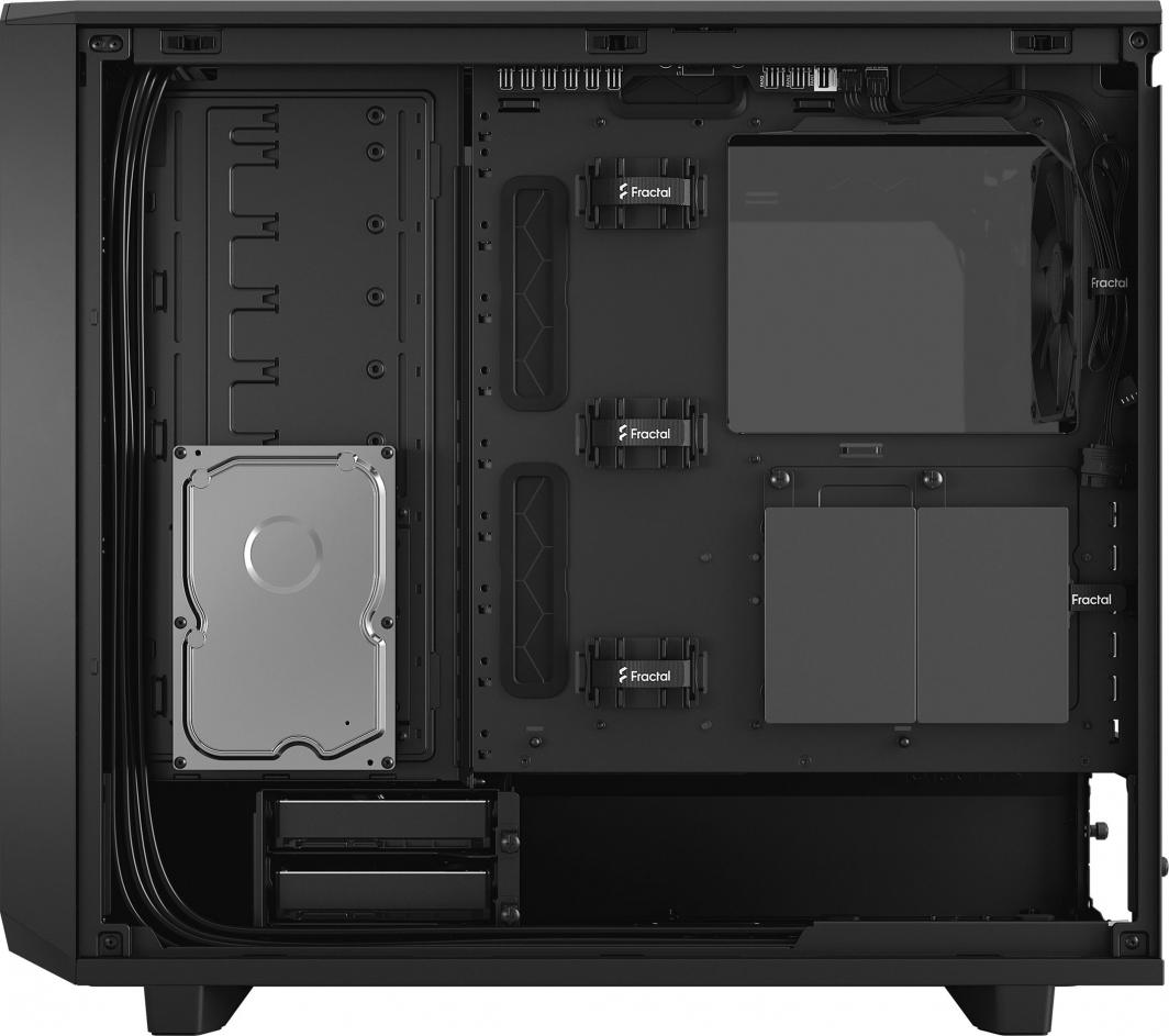 Kasë Fractal Design Meshify 2 TG Light Tint, e zezë, Midi Tower