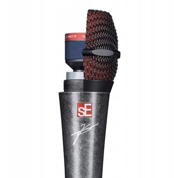 Mikrofon dinamik dore SE Electronics V7 MK U, supercardioid, me filtër ere, i zi