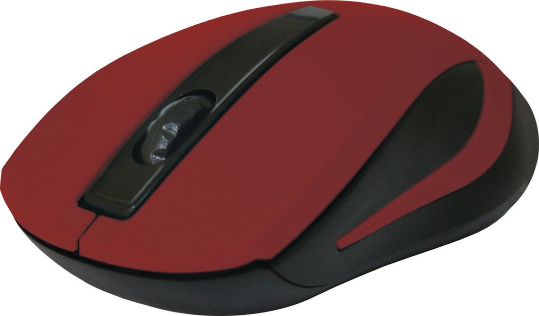 Maus Defender MM-605, wireless, USB, i kuq