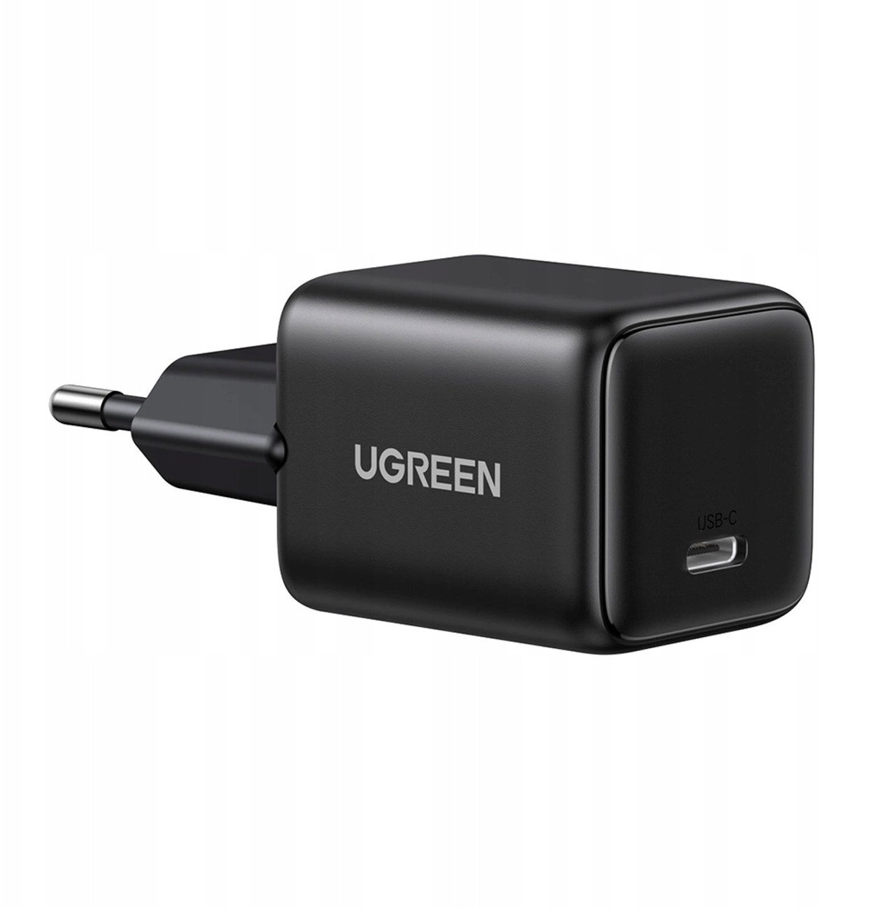 Полнач за ѕид Ugreen X513, 30W GaN, USB C со кабел 1m, црн