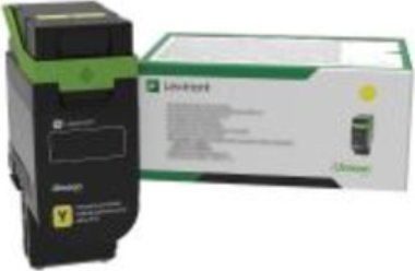 Тонер Lexmark 77L20Y0, компатибилен, жолт