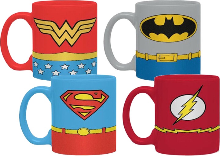 Set gotash DC Comics - Uniforms Espresso (4 copë)