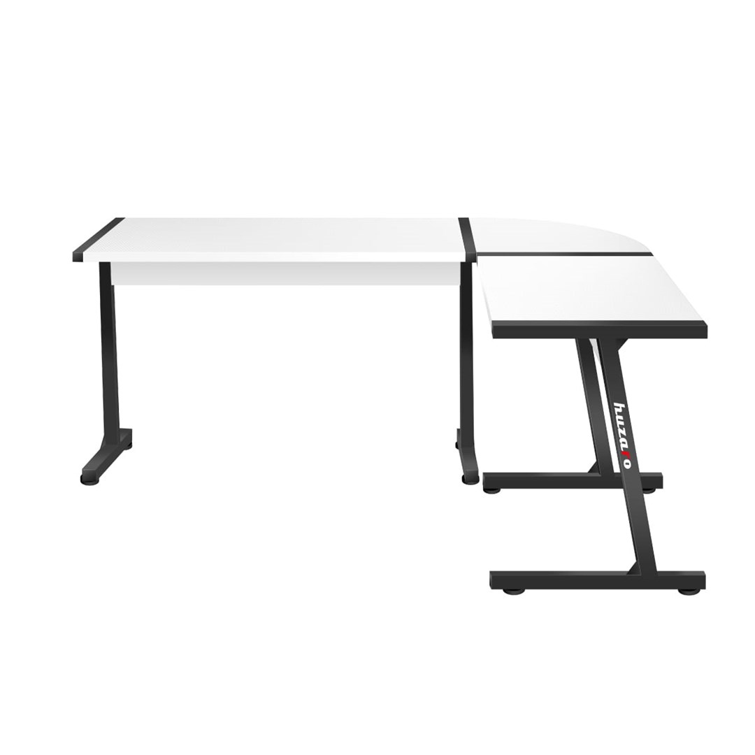 Tavolinë gaming këndore Huzaro Hero 6.0, 147x112 cm, 15mm, e bardhë