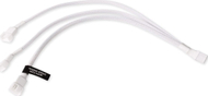 Kabllo ndarëse Alphacool Y-Splitter, 4-pin në 3x 4-pin PWM, 30cm, e bardhë