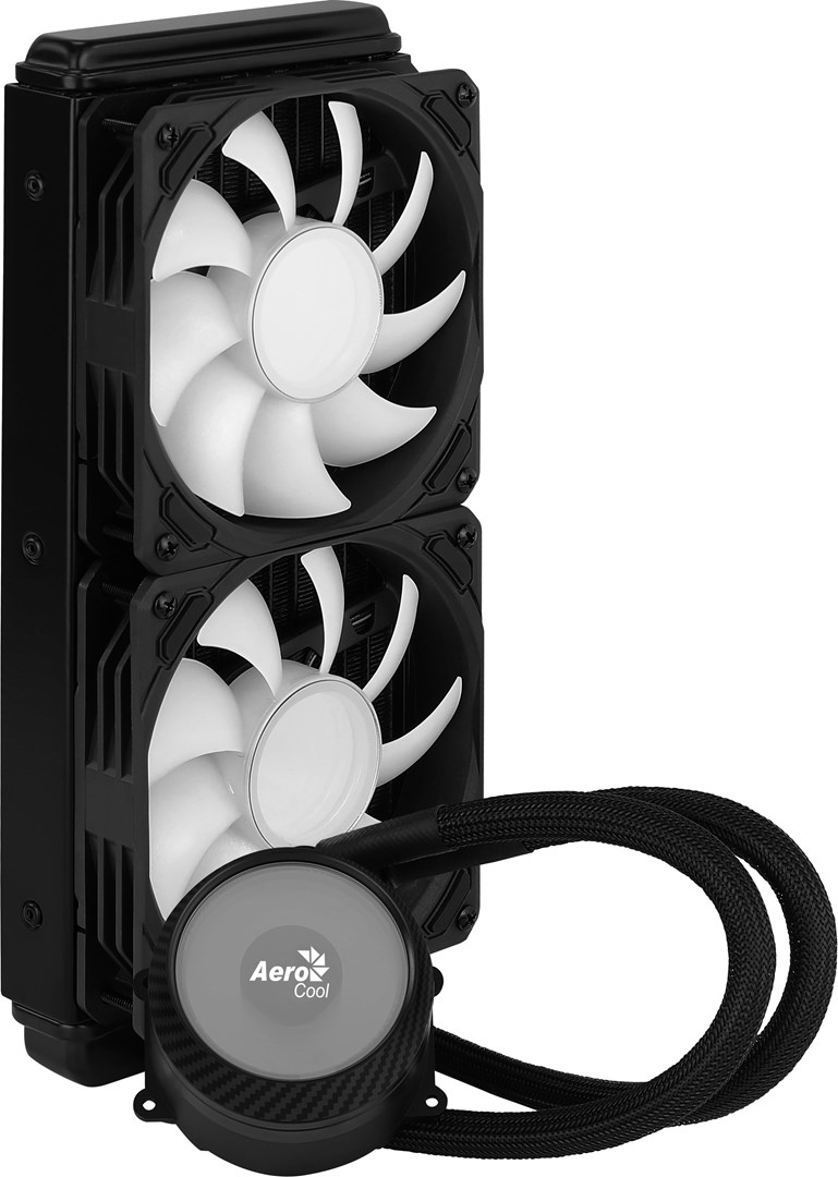 Ftohës me ujë Aerocool Mirage L240, 240mm, ARGB, i zi