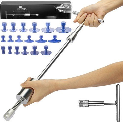 Set riparimi për gunga në makinë, çekiç rrëshqitës metalik, adapterë plastikë, metal plastike