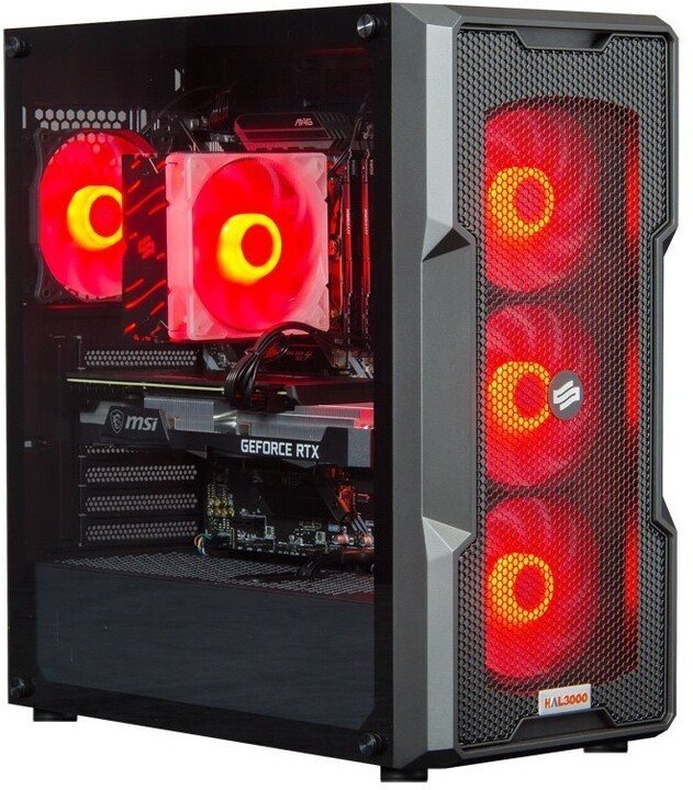 Kompjuter HAL3000 Alfa Gamer Pro 3080, AMD Ryzen 5, 16GB RAM, 1TB SSD, NVIDIA GeForce RTX 3080, i zi